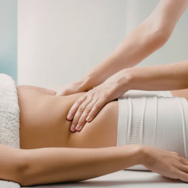 Person receiving a professional massage on a portable massage bed in an apartment in Home Massage in Person receiving a professional massage on a portable massage bed in an apartment in Home Massage in Motor City